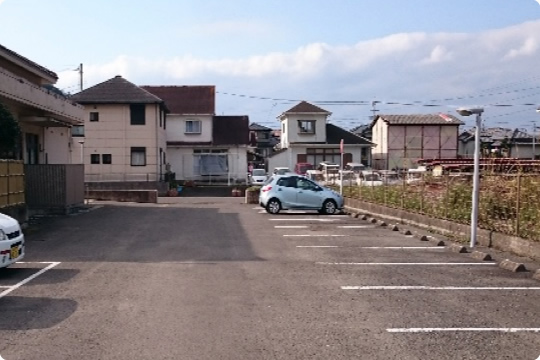 外来患者駐車場の写真