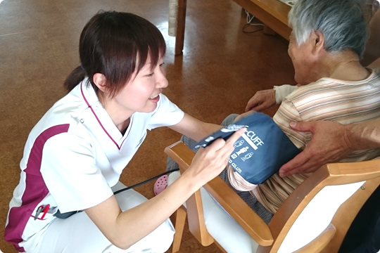 訪問診療時の看護師